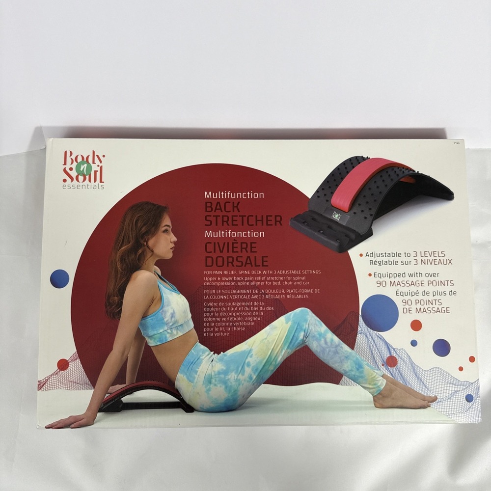 Back Stretcher for Lower Back Pain Relief, Back Cracker Device, Multi-Level